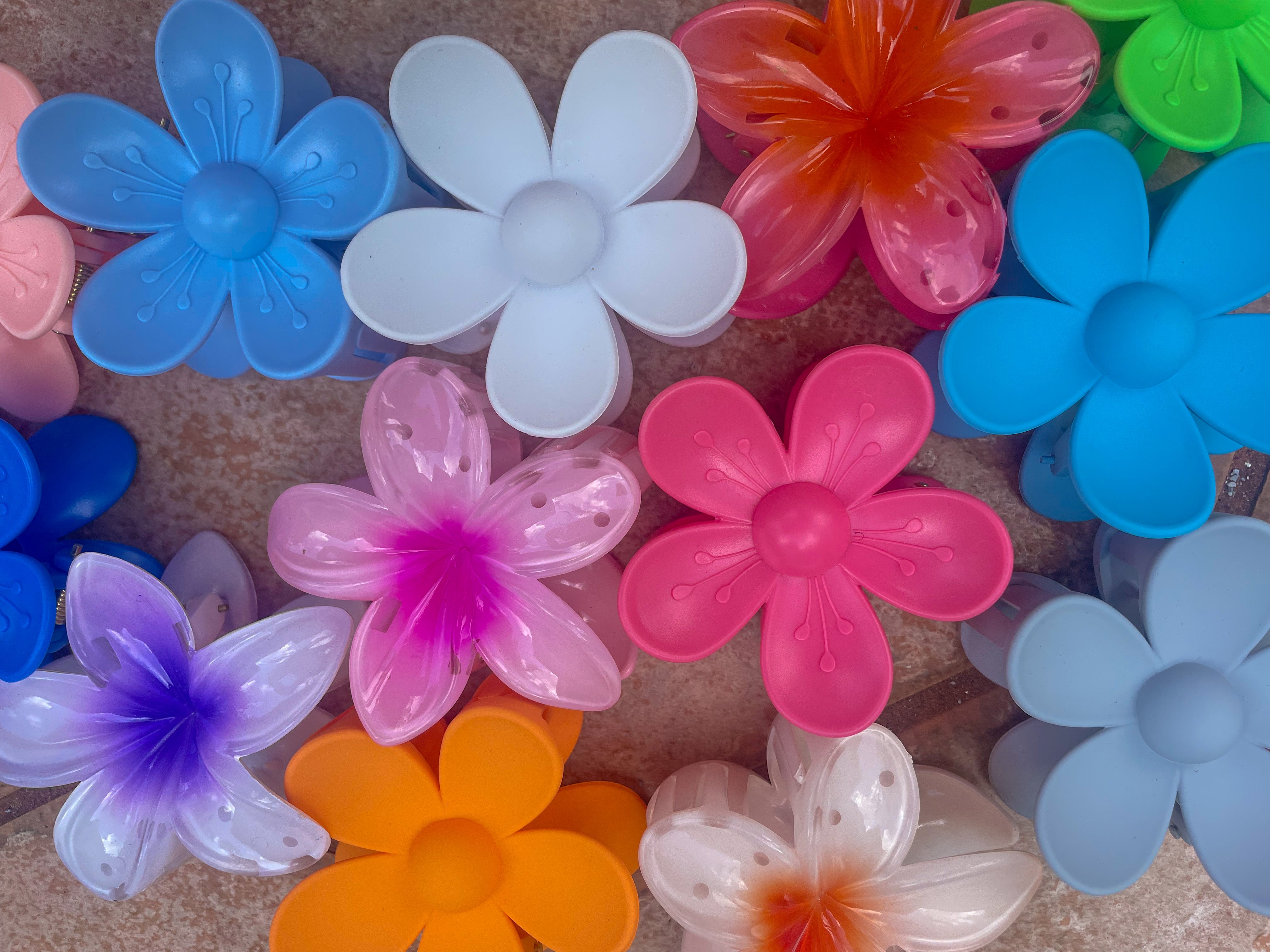 Flower Hair Clips